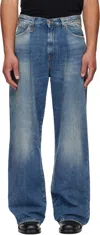 R13 Blue Damon Jeans In Blue