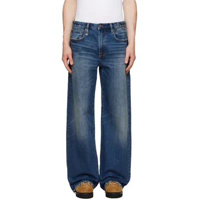 R13 Blue D'arcy Loose Jeans