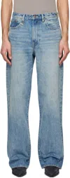 R13 Blue D'arcy Loose Jeans In Lena Blue