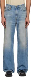 R13 Jeans With Belt Loops In Blue