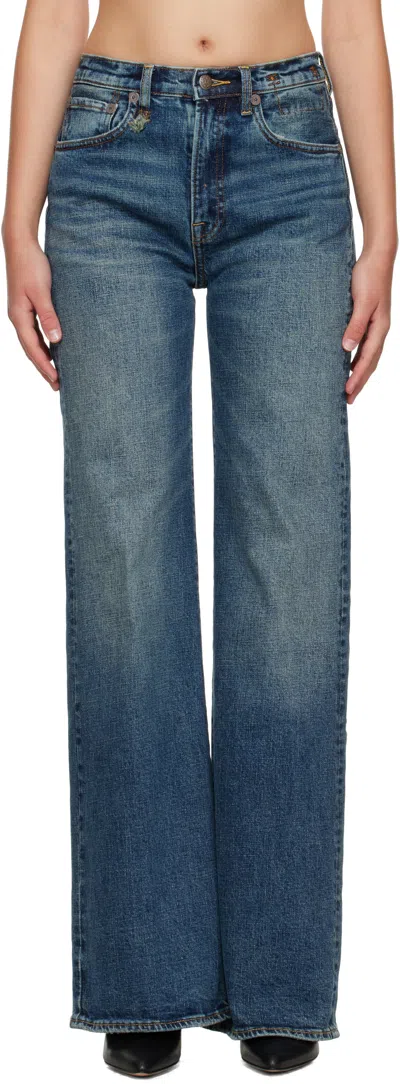 R13 Blue Flared Jeans