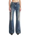R13 Belt-loop Jeans In Blue Blu   #03326c