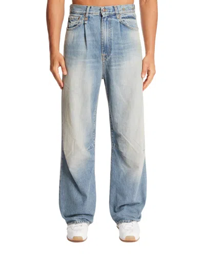 R13 Blue Pleated Jeans