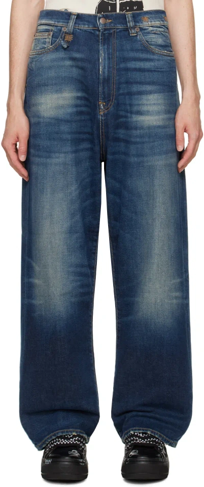 R13 Blue Venti Jeans In D144a Ansel Blue