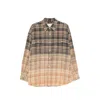 R13 Check-pattern Shirt In Multi