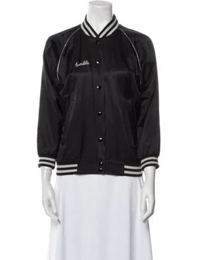 Pre-owned R13 Bomber Jacket In Black