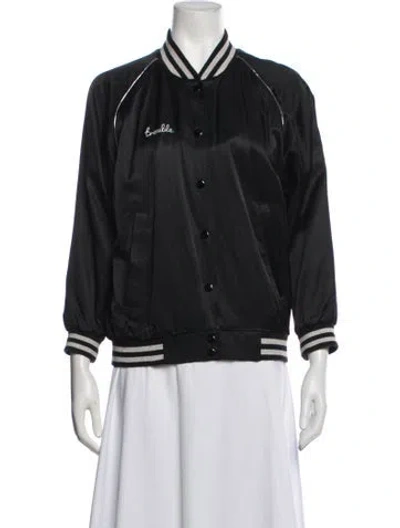 Pre-owned R13 Bomber Jacket In Black