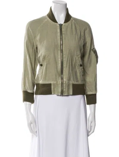 Pre-owned R13 Bomber Jacket In Green