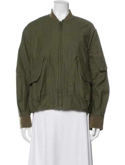 Pre-owned R13 Bomber Jacket In Green