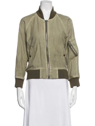 Pre-owned R13 Bomber Jacket In Green
