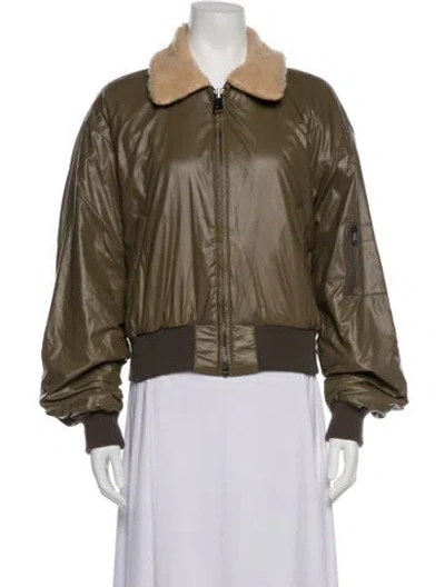 Pre-owned R13 Bomber Jacket In Green