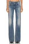 R13 Shorts - Denim In Kelly Stretch