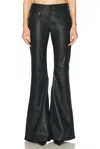 R13 Boy Flare Leather Pant In Black