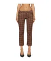 R13 Multicolor Boy Straight Jeans In Brown