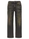 R13 Boy Straight Jeans In Brown