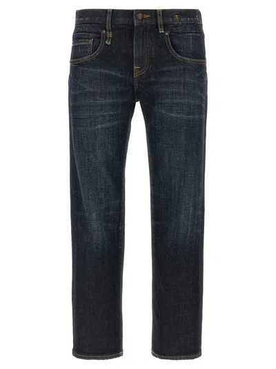 R13 Boy Straight Jeans In Black