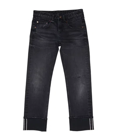 R13 Boy Straight Jeans In Black