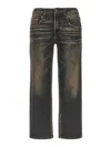 R13 Boy Straight Jeans In Black
