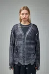 R13 Boyfriend Cardigan In Black