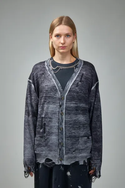 R13 Boyfriend Cardigan In Black
