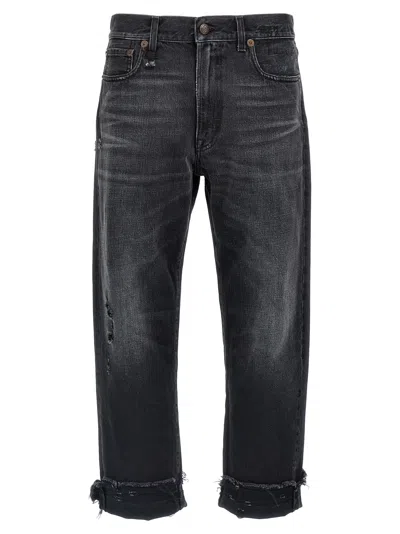 R13 Boyfriend Jeans In Black