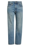 R13 High-rise Straight-leg Jeans In Lena Blue