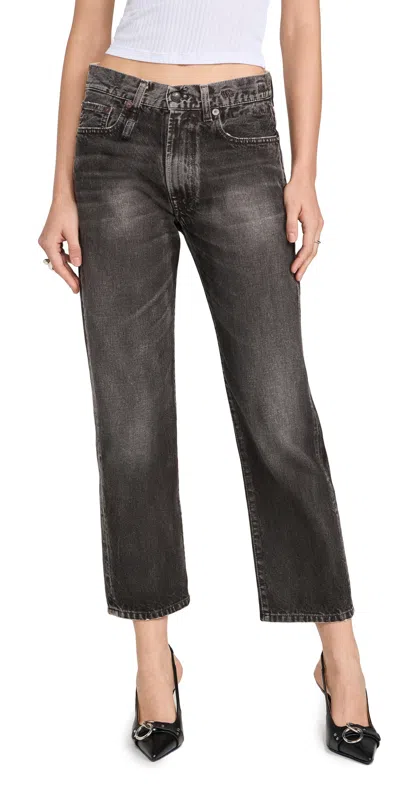 R13 Boyfriend Jeans Mud Grey
