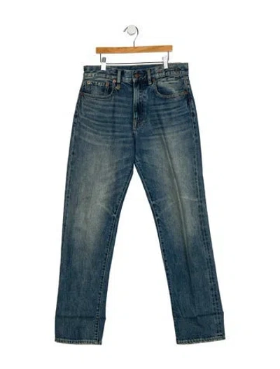 Pre-owned R13 Boyfriend Jeans Straight Leg Jeans In Blue