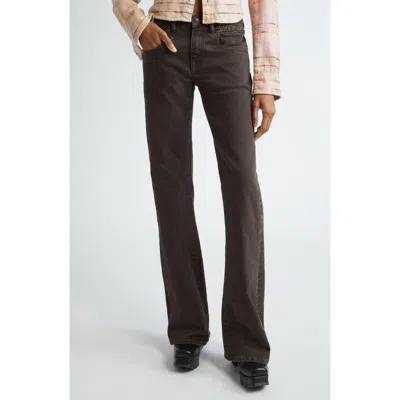 R13 Boyfriend Jeans In Vintage Chocolate Brown