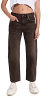 R13 Boyfriend Jeans Vintage Chocolate Brown In Vintage Chocolate Brown