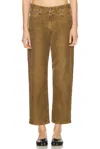 R13 Boyfriend Straight Leg In Brown