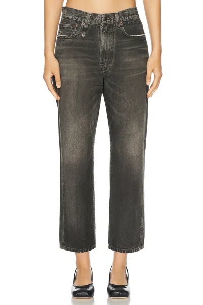R13 Boyfriend Straight Leg In Black