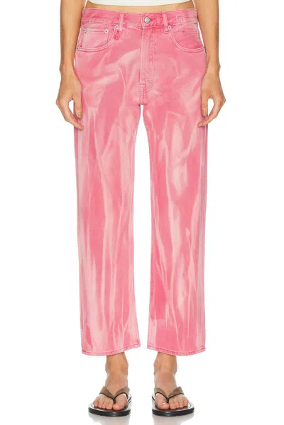 R13 Boyfriend Straight Leg In Pink