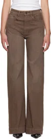 R13 Flared Jeans In Brown