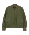 R13 Bubble Pocket Bomber Jacket In Green