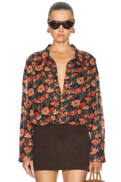R13 Bubble Shirt In Multi