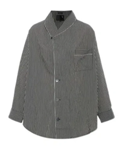 R13 Button-down Shirt In Green