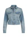 R13 Buttoned Denim Jacket In Blue