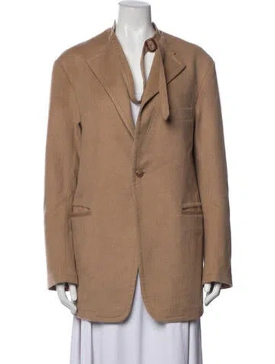 Pre-owned R13 Camel Hair Coat In Brown