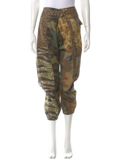 Pre-owned R13 Camouflage Print Skinny Leg Pants In Multi