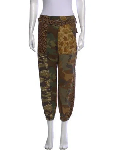 Pre-owned R13 Camouflage Print Wide Leg Pants In Multi