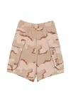 R13 Camouflage-pattern Cargo Shorts In Brown