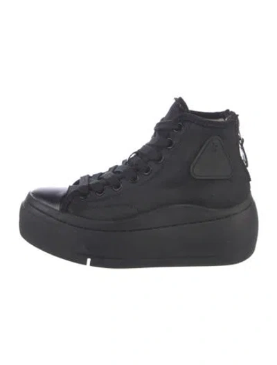 Pre-owned R13 Canvas Boots In Blue