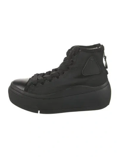 Pre-owned R13 Canvas Chunky Sneakers In Black