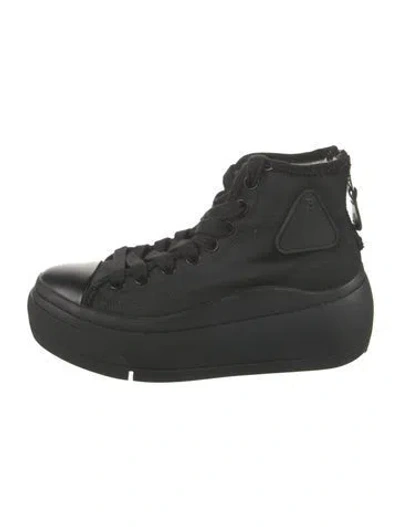 Pre-owned R13 Canvas Chunky Sneakers In Black