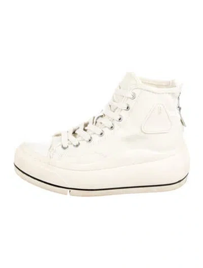 Pre-owned R13 Canvas Distressed Accents Chunky Sneakers In Neutral
