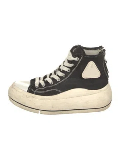 Pre-owned R13 Canvas Sneakers In Black