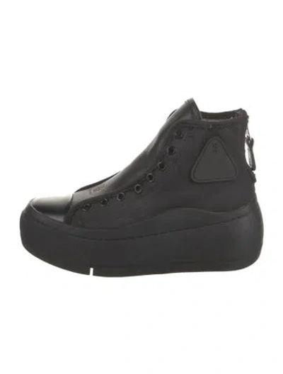 Pre-owned R13 Canvas Sneakers In Black