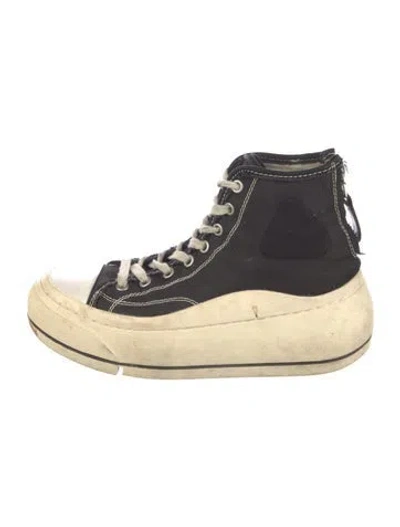 Pre-owned R13 Canvas Sneakers In Black