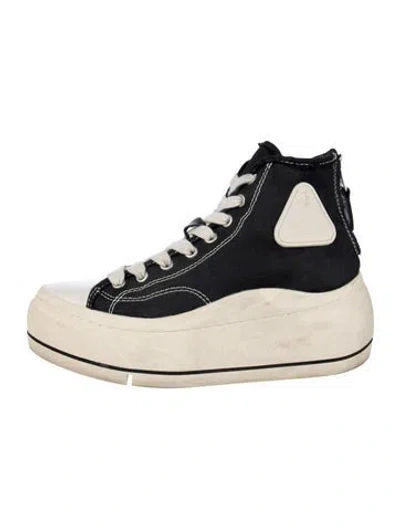 Pre-owned R13 Canvas Sneakers In Black